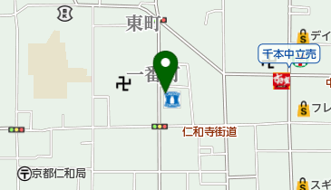 ローソン 仁和寺街道七本松店の地図画像