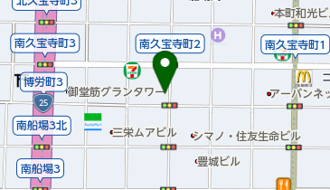 ローソン 博労町三丁目店の地図画像