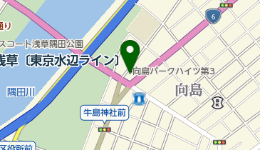 ローソンストア100 LS言問橋店の地図画像