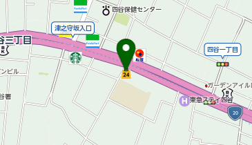 ローソンストア100 LS四谷二丁目店の地図画像