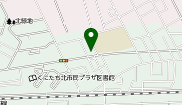 ローソンストア100 LS国立北店の地図画像