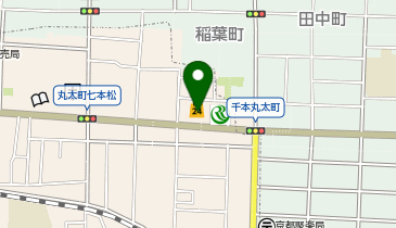 ローソンストア100 LS京都千本丸太町店の地図画像