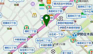 ローソンストア100 LS横浜曙町店の地図画像