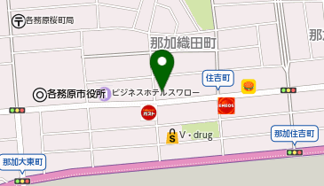 ローソンストア100 LS各務原那加織田町店の地図画像