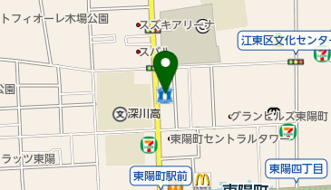ローソン 江東区役所前店の地図画像