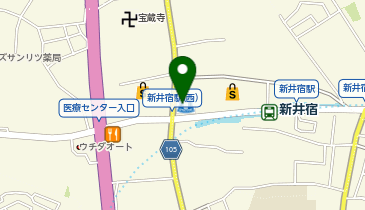 ローソン 新井宿駅前店の地図画像