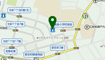 ローソン 広島光町東店の地図画像