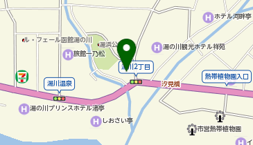 ローソン 函館湯川町店の地図画像