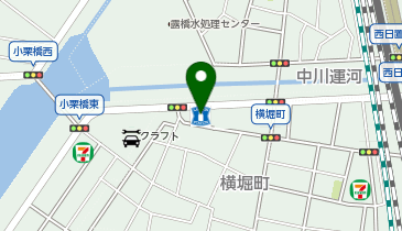 ローソン 中川横堀町店の地図画像