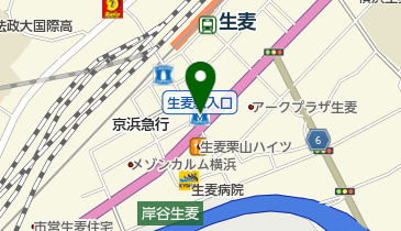 ローソン 生麦駅入口店の地図画像