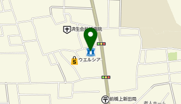 ローソン 前橋上新田町店の地図画像