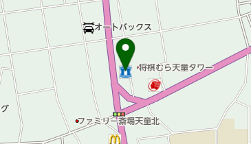 ローソン 天童タワー店の地図画像
