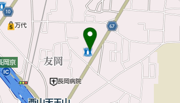 ローソン 長岡京友岡店の地図画像