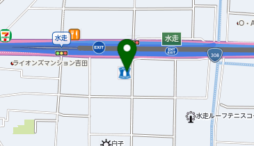 ローソン 東大阪水走一丁目店の地図画像