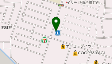 ローソン 仙台荒井西店の地図画像