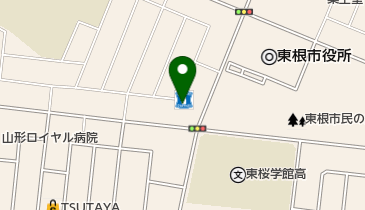 ローソン 東根市役所前店の地図画像