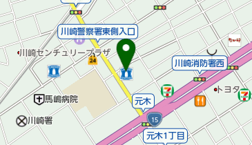 ローソン 川崎南町店の地図画像