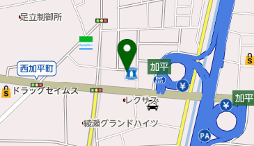 ローソン 足立加平インター店の地図画像