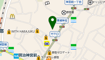 ローソンサテライト 神宮前タワービルディング店の地図画像