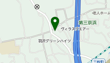 ローソン 横浜三枚町店の地図画像