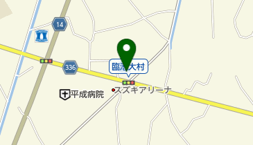 ローソン 八代大村東店の地図画像