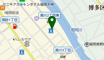 ローソン 福岡清川二丁目店の地図画像