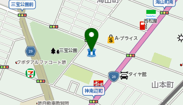 ローソン 堺山本町店の地図画像
