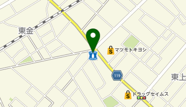 ローソン・スリーエフ 東金南上宿店の地図画像