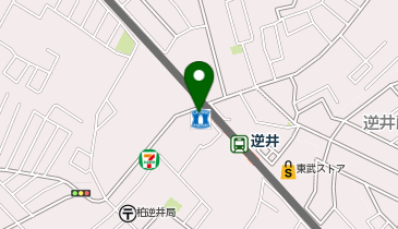 ローソン・スリーエフ 逆井駅前店の地図画像