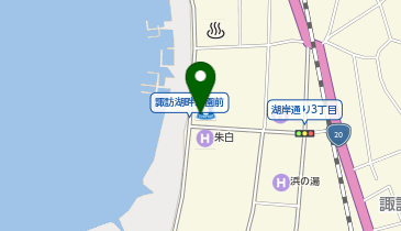 ローソン 諏訪湖岸通り店の地図画像