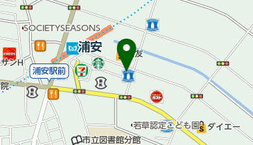 ローソン 浦安駅南口店の地図画像