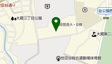 ローソン 大蔵運動公園前店の地図画像
