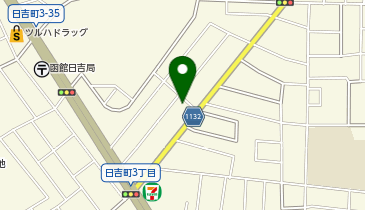 ローソン 函館日吉店の地図画像