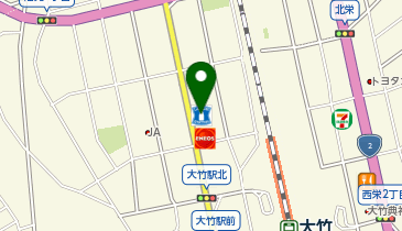 ローソン フタバ図書大竹店の地図画像