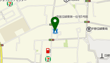 ローソン 平野瓜破東一丁目店の地図画像