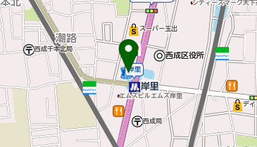 ローソン 岸里駅前店の地図画像