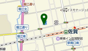 ローソン 九電佐賀ビル店の地図画像