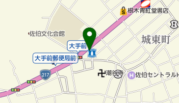 ローソン 佐伯内町店の地図画像