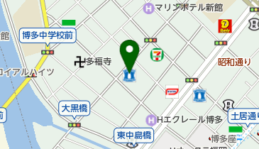 ローソン 博多古門戸町店の地図画像