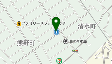 ローソン 川越清水町店の地図画像