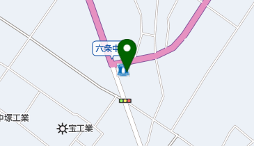 ローソン 野洲六条店の地図画像