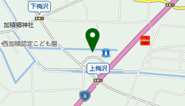 ローソン 滑川上梅沢店の地図画像