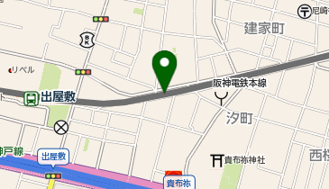 ローソン 尼崎西本町店の地図画像