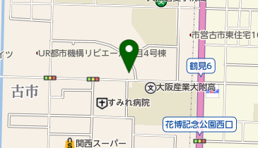 ローソン 城東古市二丁目店の地図画像