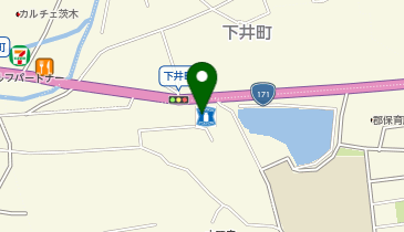 ローソン 茨木郡山二丁目店の地図画像