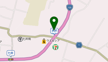 ローソン 益子七井店の地図画像