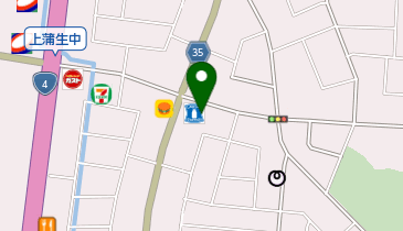 ローソン 上三川上蒲生南店の地図画像