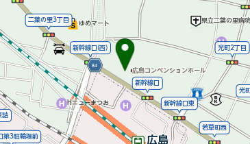 ローソン 広島テレビ店の地図画像