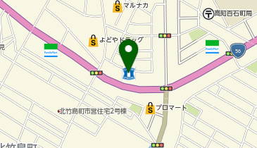 ローソン 高知百石町二丁目店の地図画像