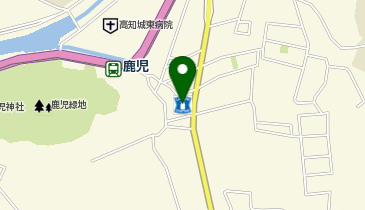 ローソン 高知大津鹿児店の地図画像